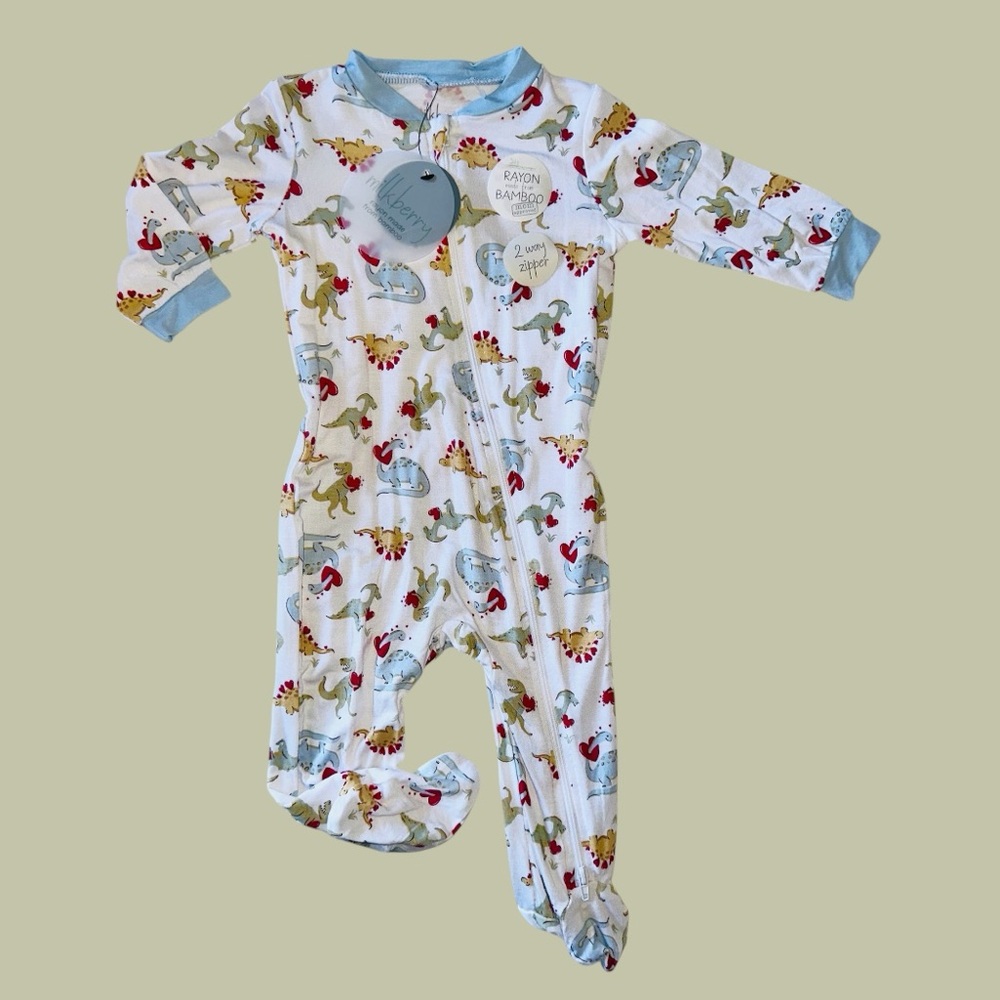 NWT Milkberry Bamboo Footie